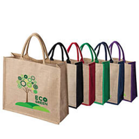 Tatton Large Natural Jute Bag With Gusset 41 x 37 x 15 cm
