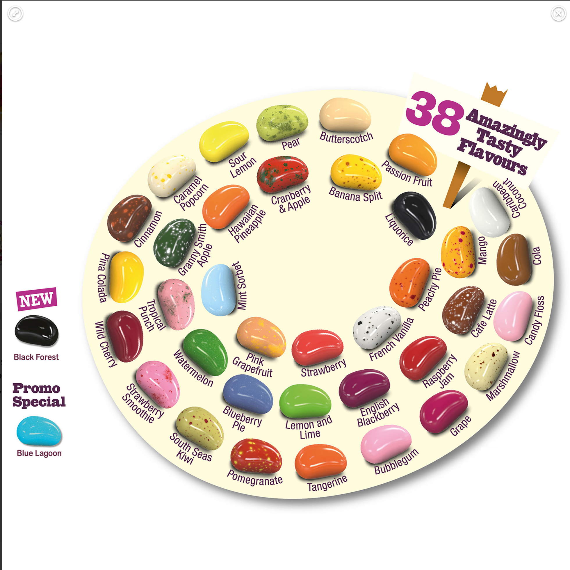 Promotional Mini Round Gourmet Jelly Beans