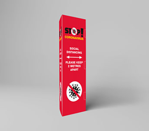 Promotional Printed Promotional Bollard Sign Covers