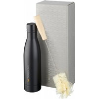 Vasa Copper Vacuum Insulated Bottle With Brush Set