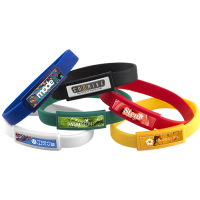 Silicone Wristbands Full Colour Domed