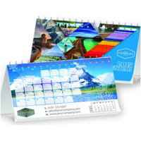 Bespoke Personalised Desk Calendar A5 Landscape