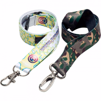 20mm Dye Sublimated Polyester Lanyard Plain Stock & UK Printed