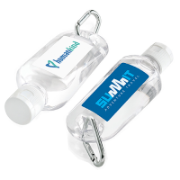 Antibacterial Hand Sanitiser With Carabiner Clip 70ml