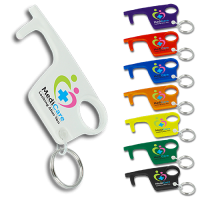 Hygiene Hook Keyring Recycled Plastic