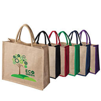 ​Tatton Large Natural Jute Bag With Gusset