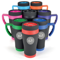 Oregon 50ml Double Walled Matt Black Stainless Steel Travel Mug
