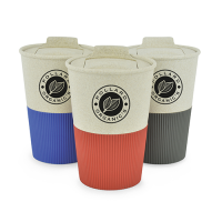 Reusable Eco Bamboo 330ml Single Walled Coffee Cup