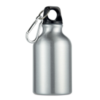 Moss Single Wall Aluminium Bottle With Carabiner