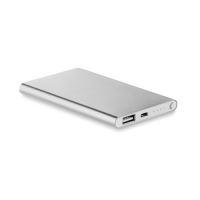 Aluminium Powerflat Power Bank 4000 mAh