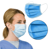 Face Mask 3Ply Face Mouth Nose & Ear Loops Protection Disposable Masks