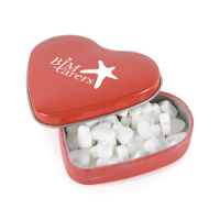 Heart Metal Mint Tin