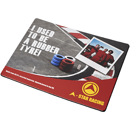 Rectangular Brite-Mat Mouse Mat With Tyre Material