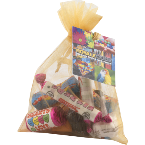 Organza Bag with Retro Sweets