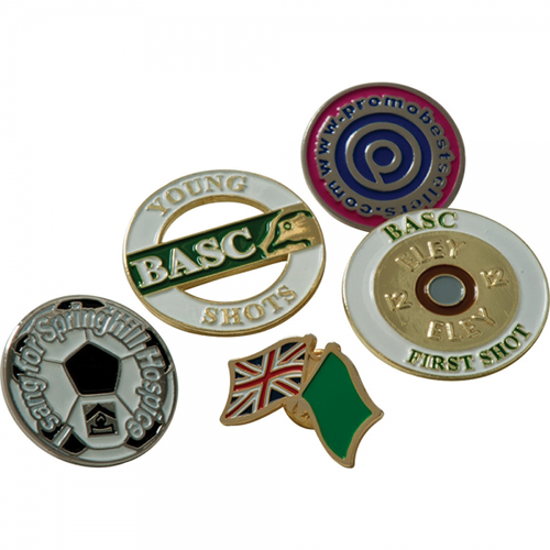 Stamped Iron Soft Enamel Metal Badge Upto 25mm