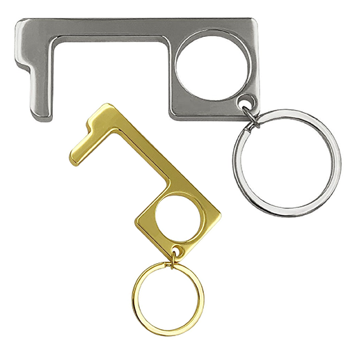 Hands Free Metal Hygiene Keyring Door Opener