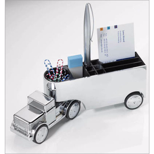 Office Trucker Truck Paperweight Desk Tidy Organizer