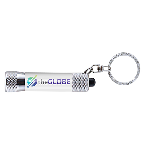 McQueen Laquered Keyring Torch White