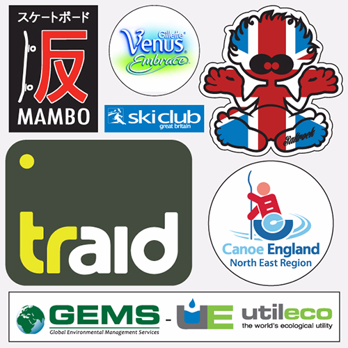 Matt Vinyl Stickers - Bespoke Cut to Shape Stickers