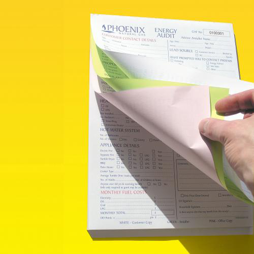 3 Part Carbonless NCR Pads