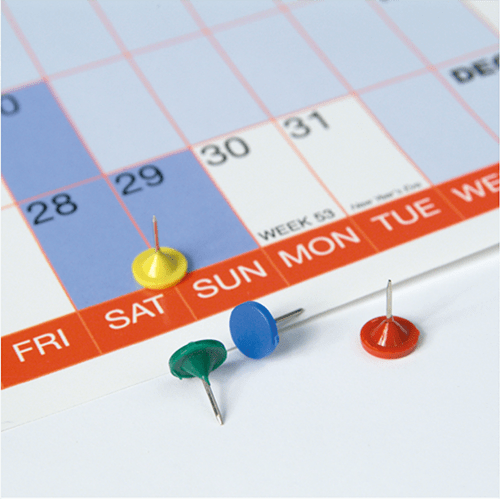 250gsm Gloss Laminated Wall Planners A1